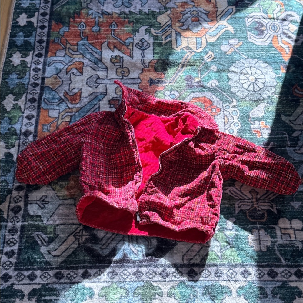 Kids Red Plaid Shirt